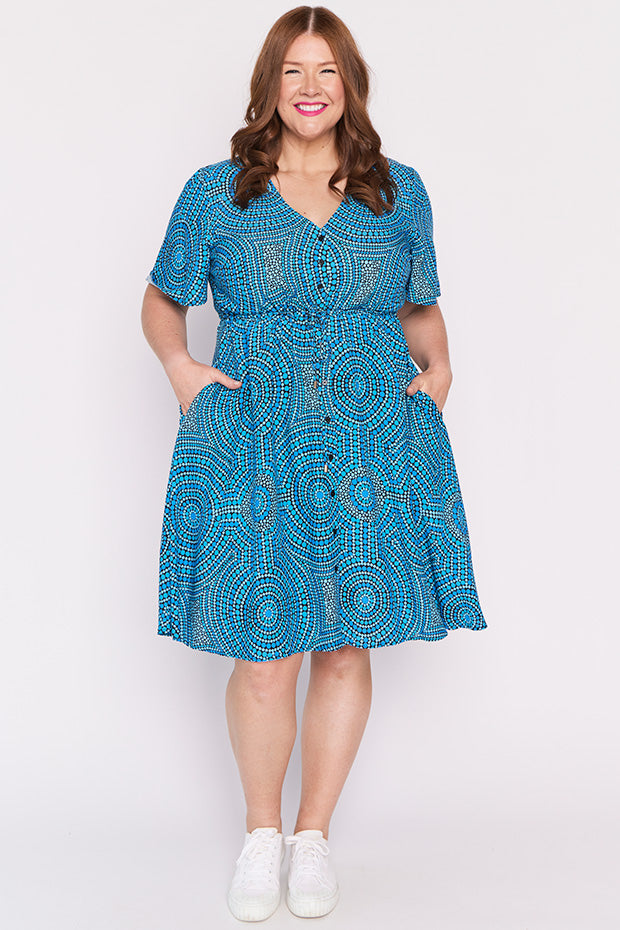 Jaz Plenty Of Water Dress – Plenty Of Water knee length dress