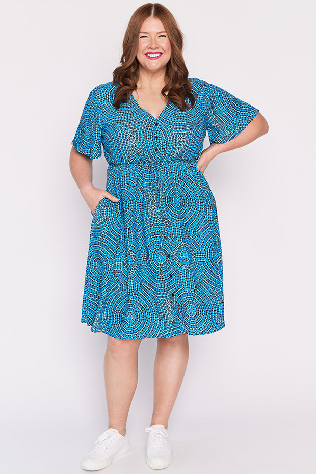 Jaz Plenty Of Water Dress – Plenty Of Water knee length dress