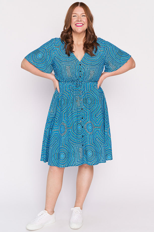 Jaz Plenty Of Water Dress – Plenty Of Water knee length dress
