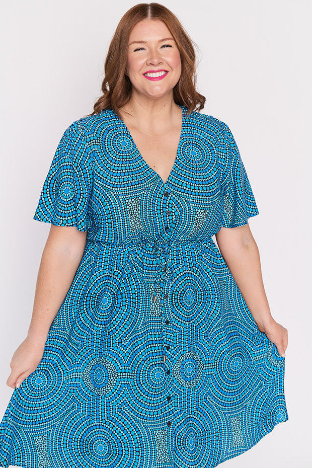Jaz Plenty Of Water Dress – Plenty Of Water knee length dress