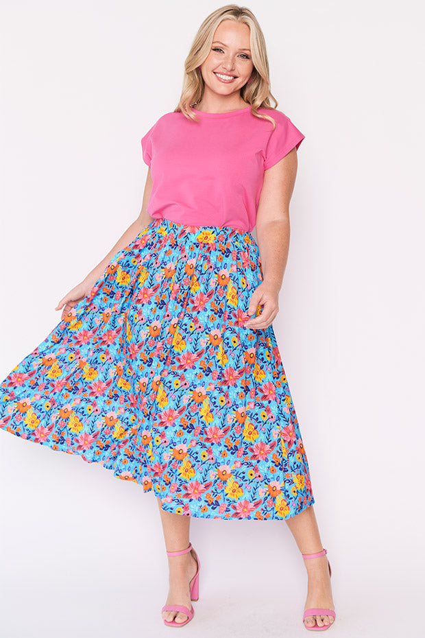 Simea Sky Garden Skirt – Sky Garden midi skirt