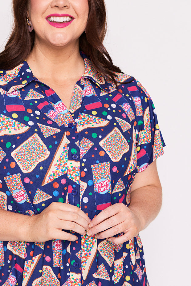 Perry Fairy Bread Dress – Fairy Bread shirt dress