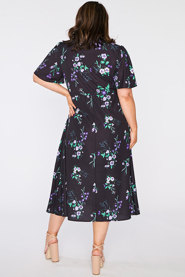 Marley Violet Night Dress – Violet Night midi dress