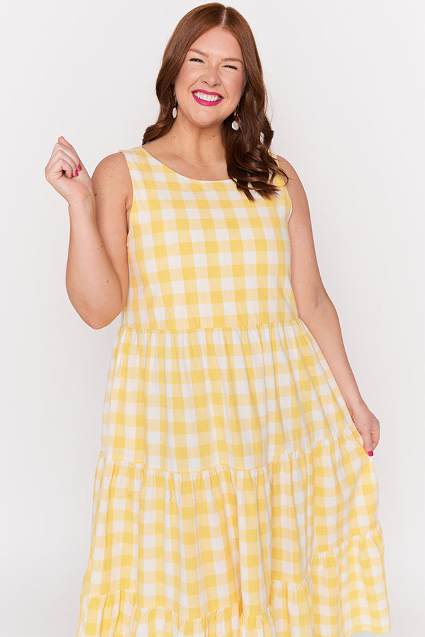 Maisy Yellow Gingham Dress – Little Party Dress Maisy Yellow Gingham Dress – Little Party Dress