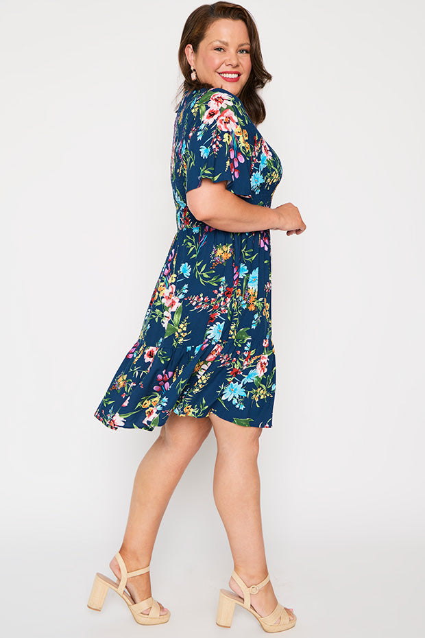 Tilley Navy In Bloom Dress – Navy In Bloom maxi dress