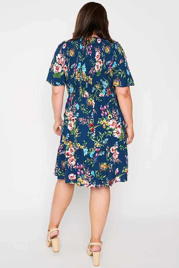Tilley Navy In Bloom Dress – Navy In Bloom maxi dress