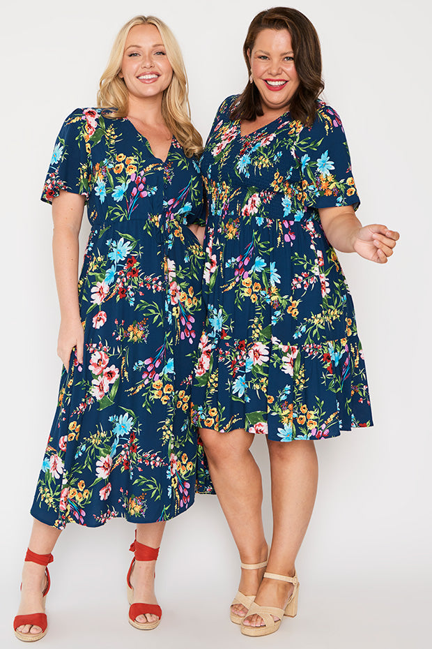Tilley Navy In Bloom Dress – Navy In Bloom maxi dress
