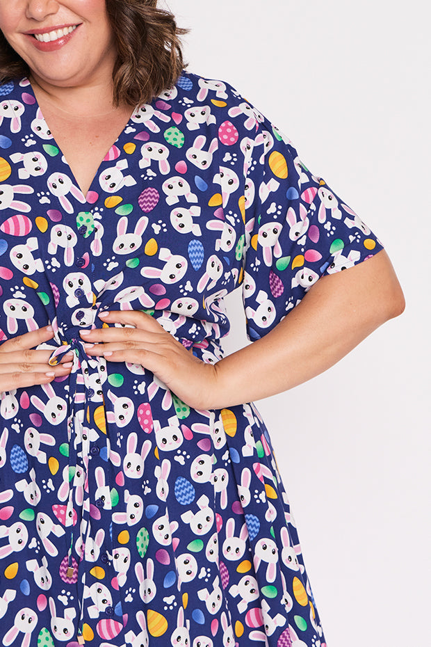 Jaz Bunny Trail Easter Dress – Bunny Trail Easter knee length dress