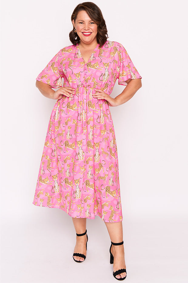 Marley Leopardess Dress – Leopardess midi dress