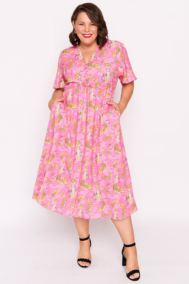 Marley Leopardess Dress – Leopardess midi dress