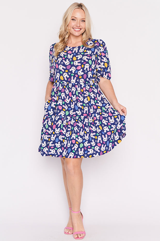 Izzie Bunny Trail Easter Dress – Bunny Trail Easter mini dress