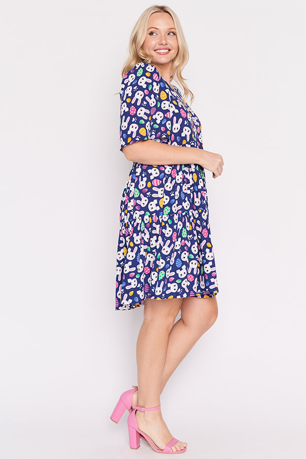 Izzie Bunny Trail Easter Dress – Bunny Trail Easter mini dress