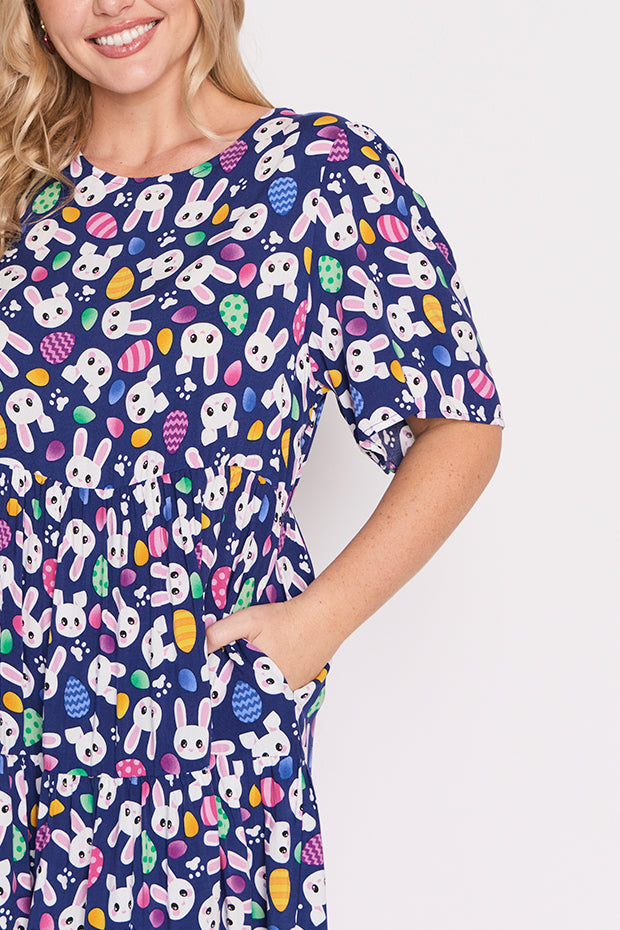 Izzie Bunny Trail Easter Dress – Bunny Trail Easter mini dress