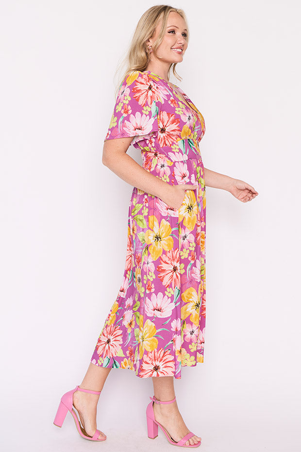 Eloise Flourishing Dress – Flourishing midi dress