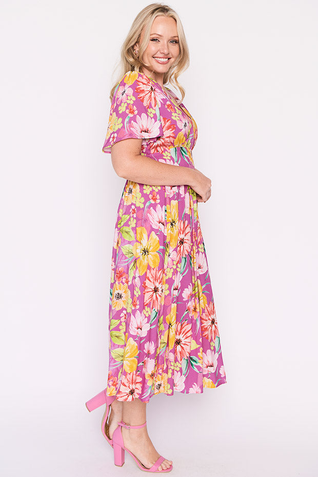 Eloise Flourishing Dress – Flourishing midi dress
