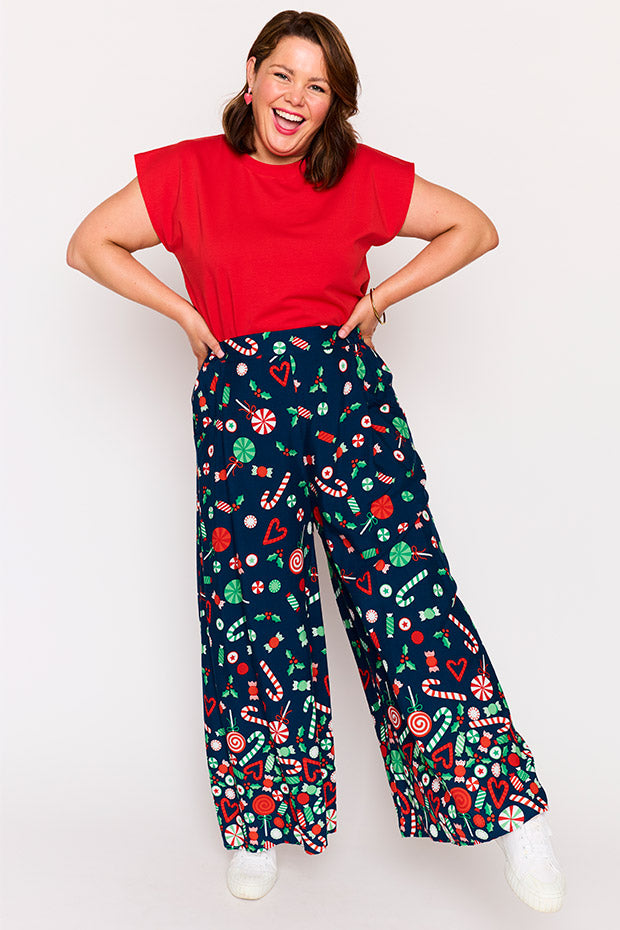 Xane Candy Crush Christmas Pant