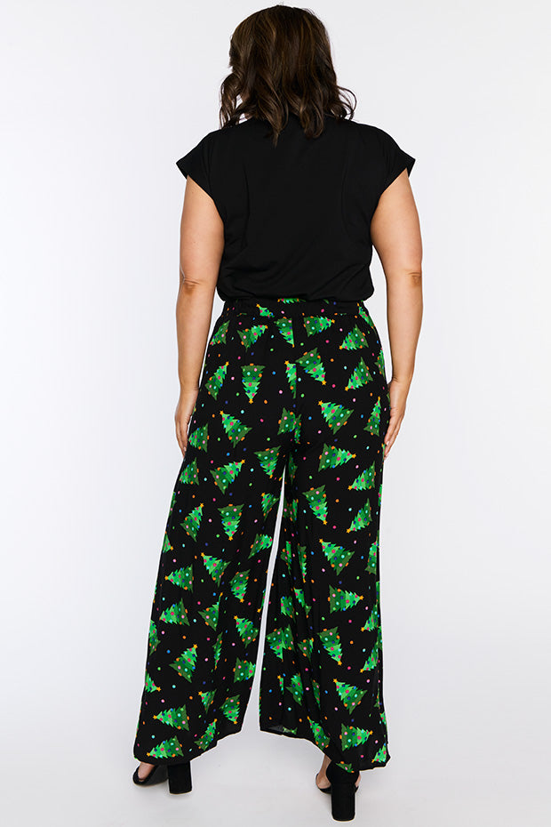 Xane Christmas Tree Pant – Christmas Tree wide leg pants