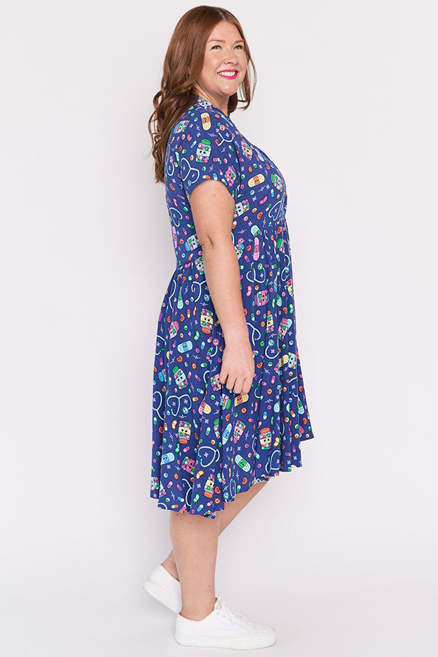 Kimba Happy Health Dress – Happy Health shirt dress