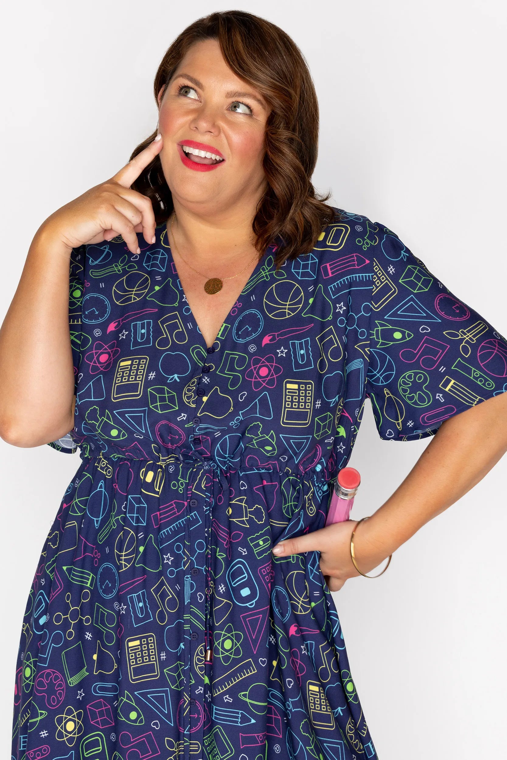 Michelle Back To School Dress – Back To School midi dress