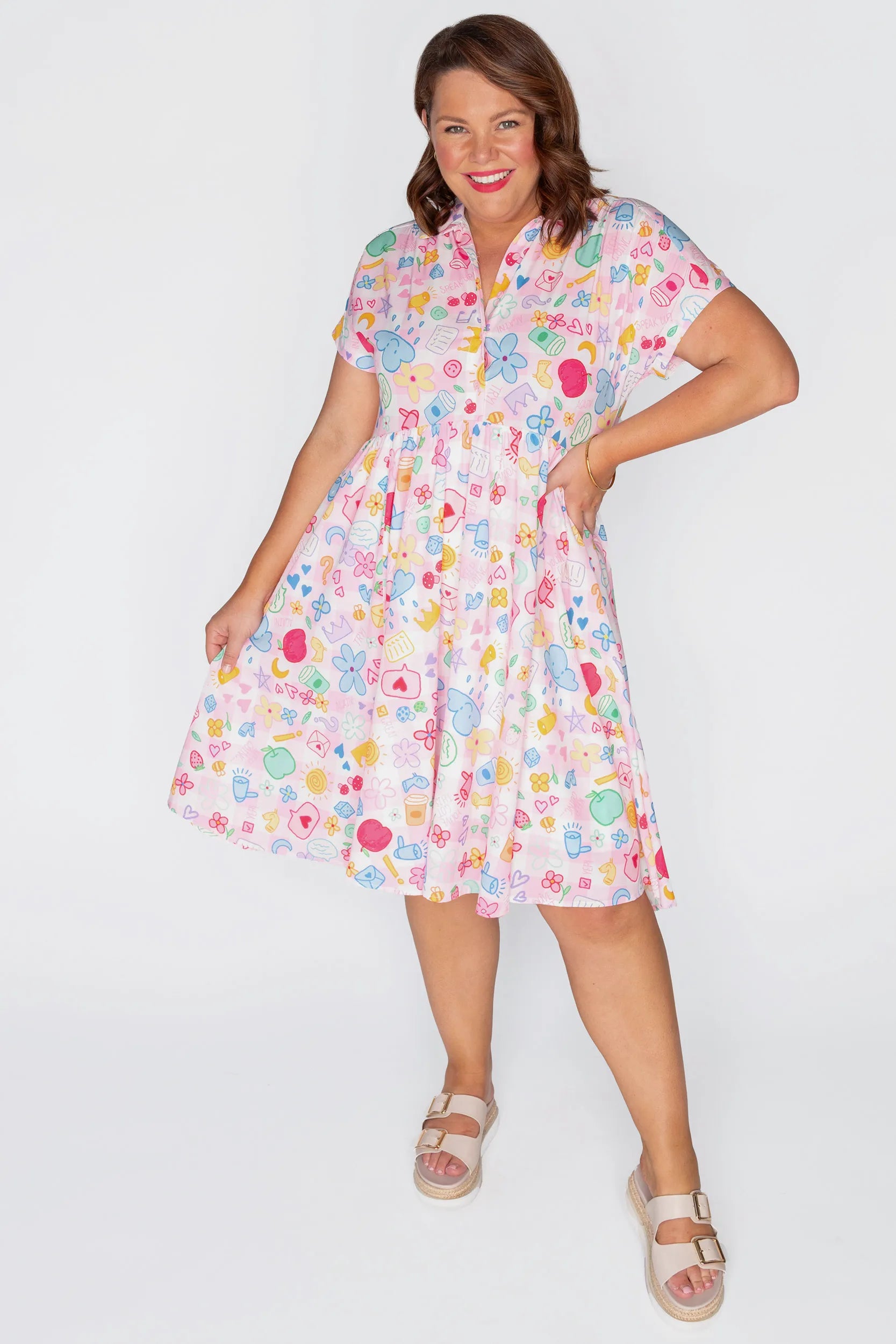 Frankie Bright Minds Dress – Bright Minds shirt dress