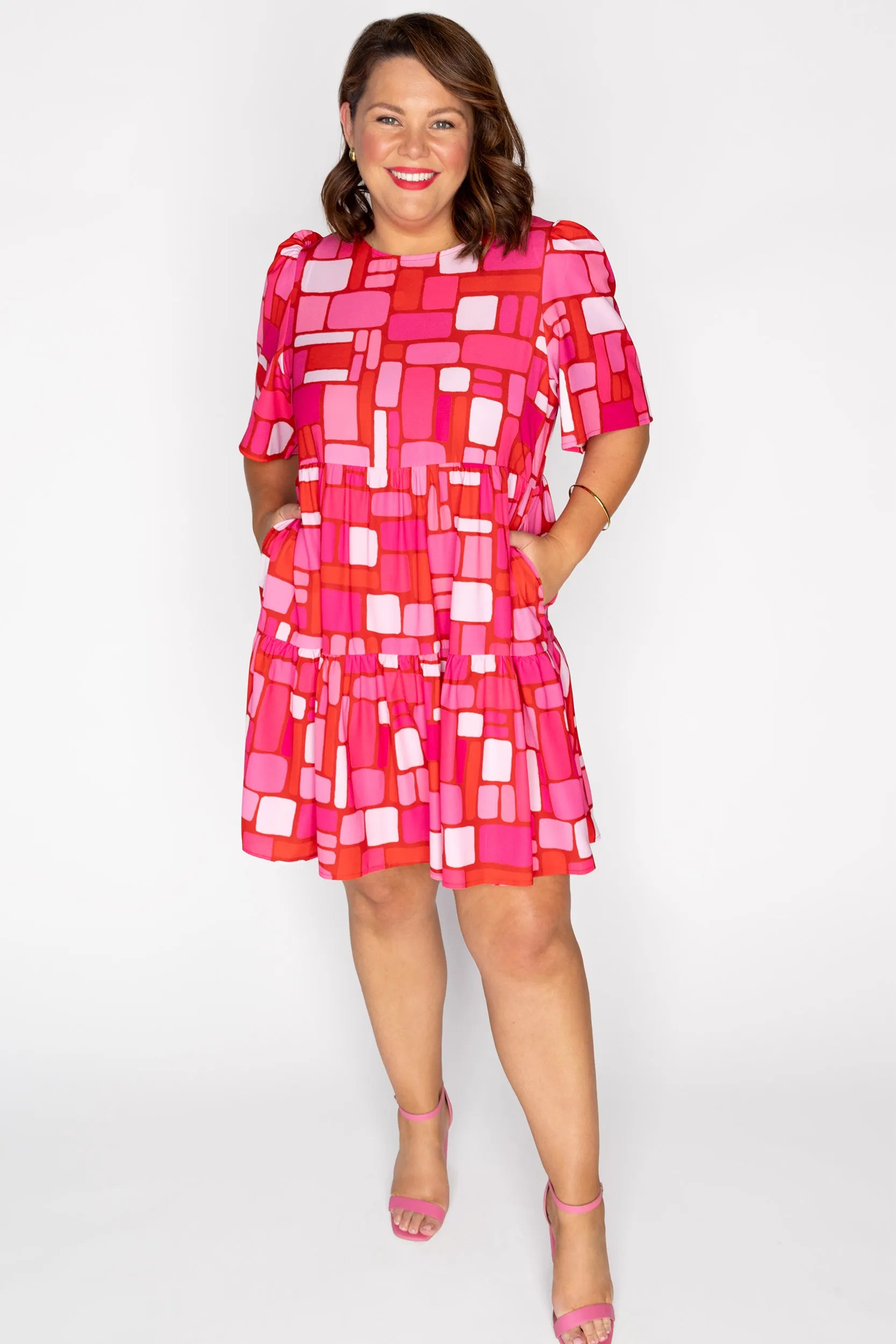 Jackson Pink Kendall Lane Dress – Pink Kendall Lane mini dress