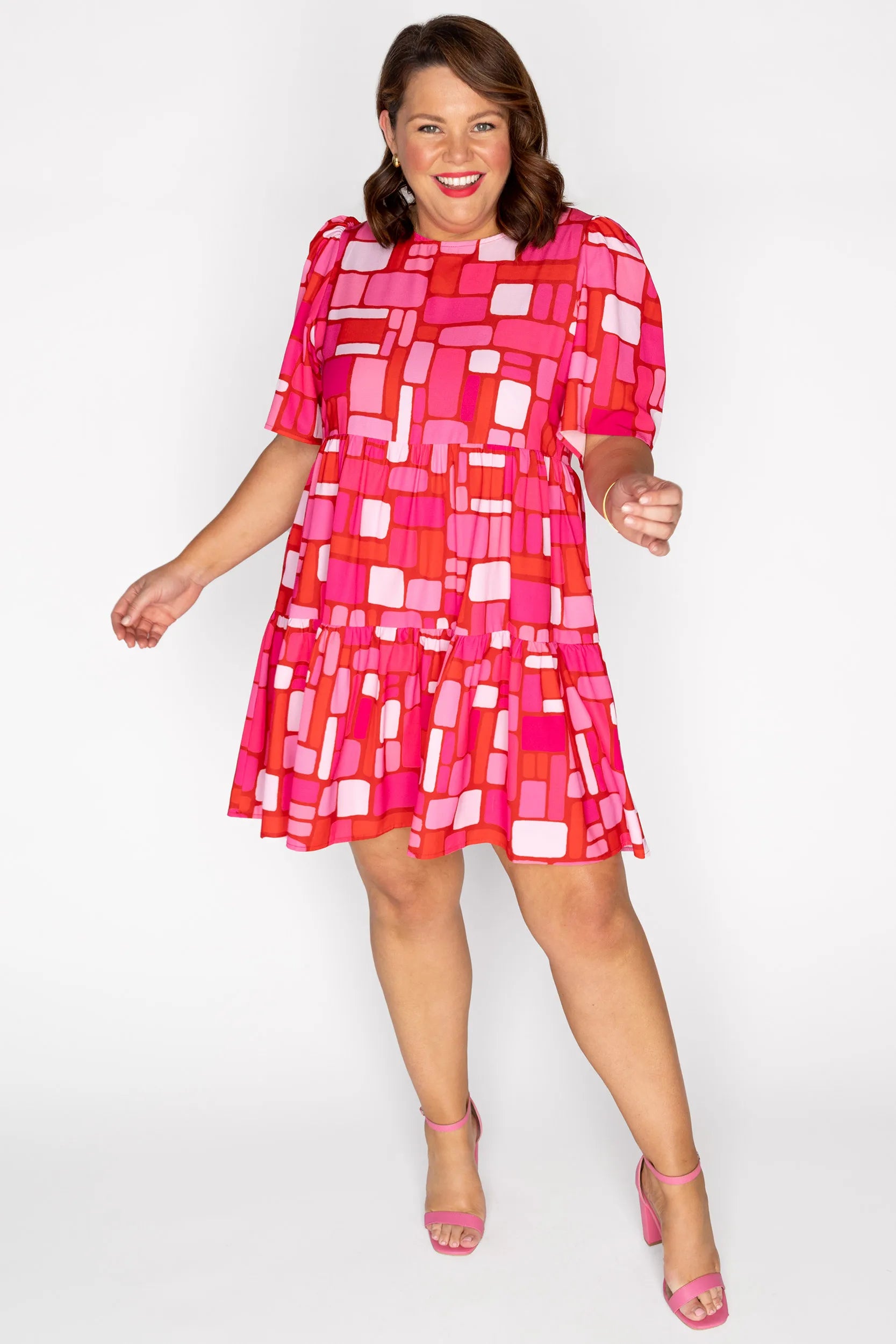 Jackson Pink Kendall Lane Dress – Pink Kendall Lane mini dress