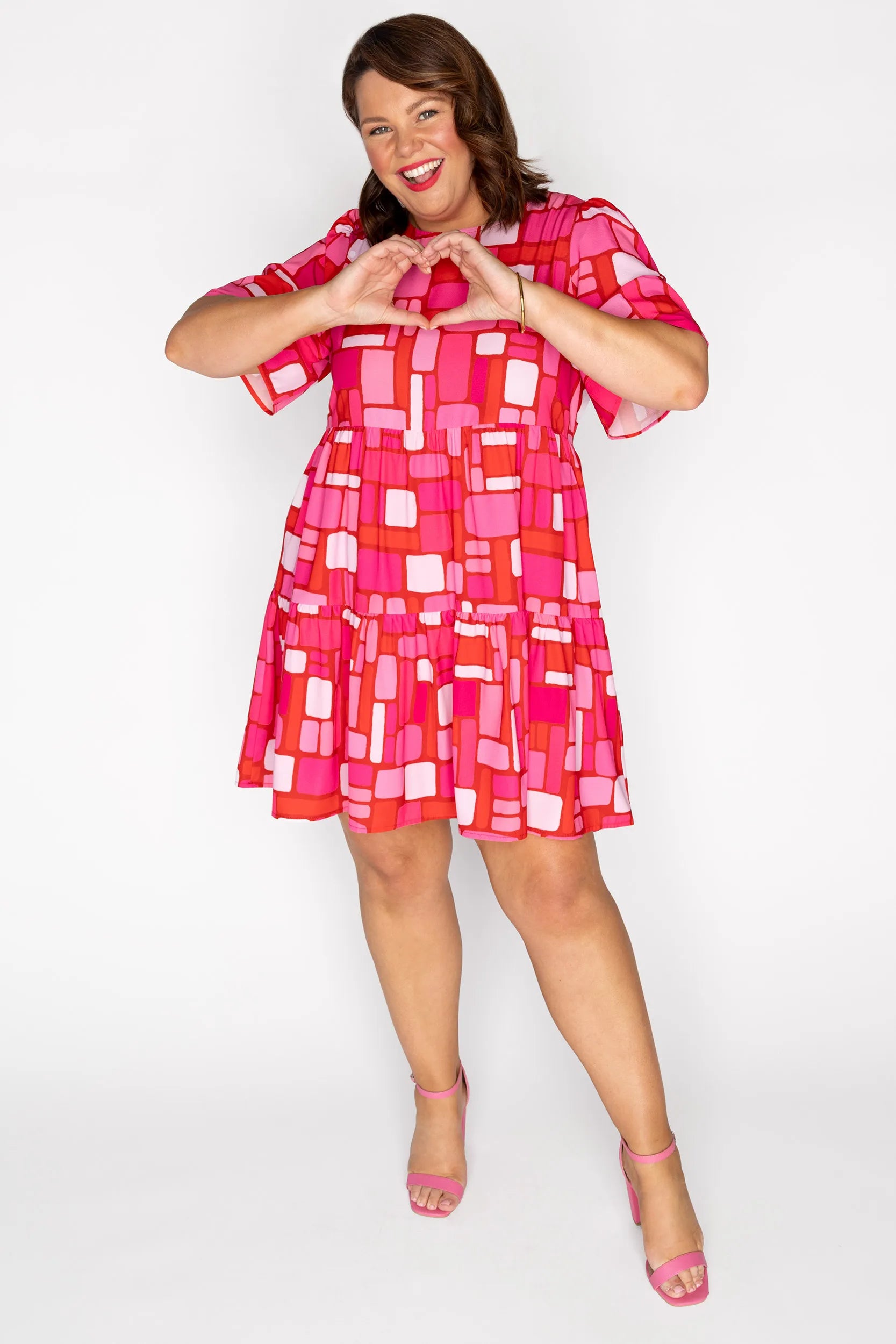 Jackson Pink Kendall Lane Dress – Pink Kendall Lane mini dress