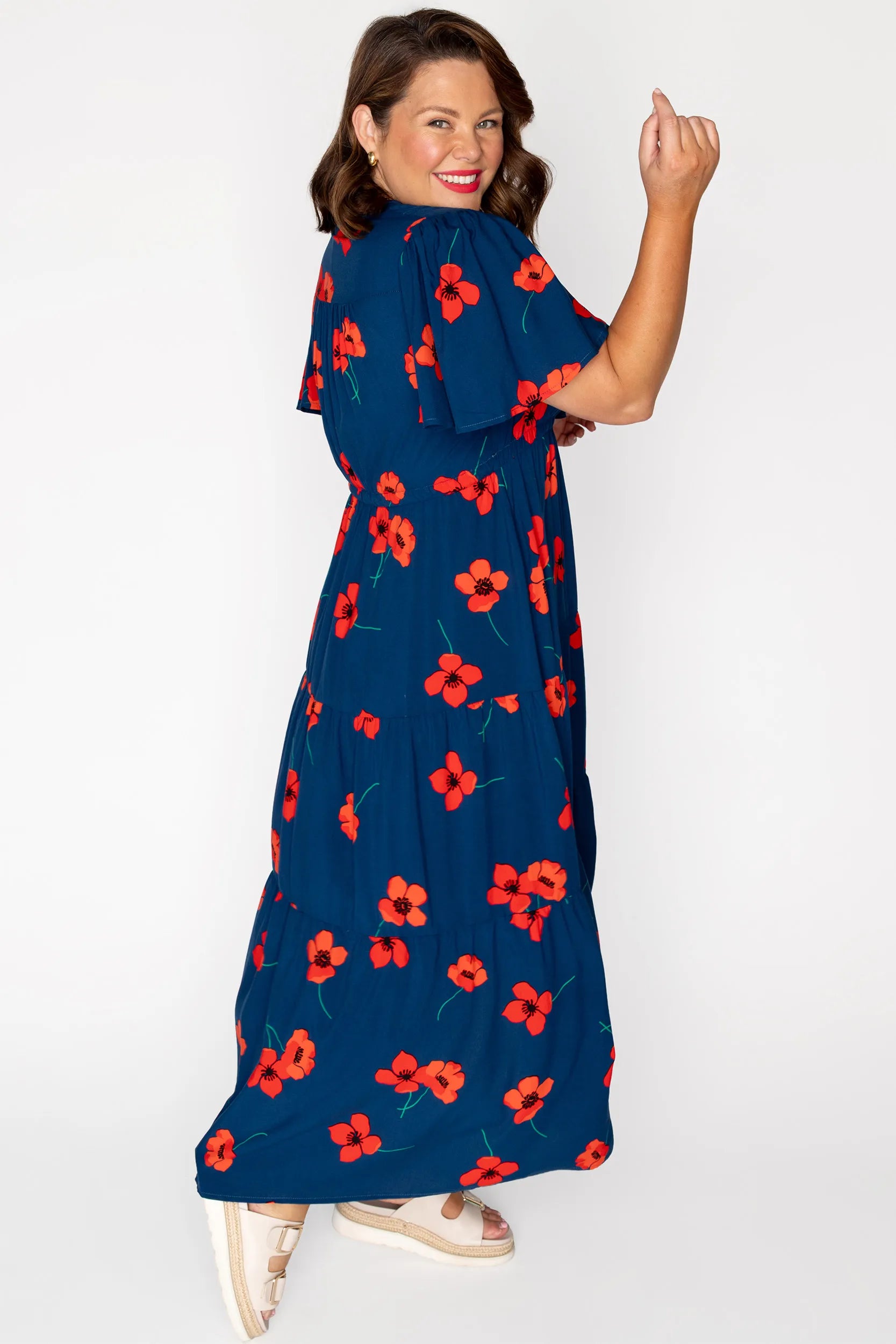 Alexia Red Poppy Fields Maxi Dress – Red Poppy Fields  maxi dress
