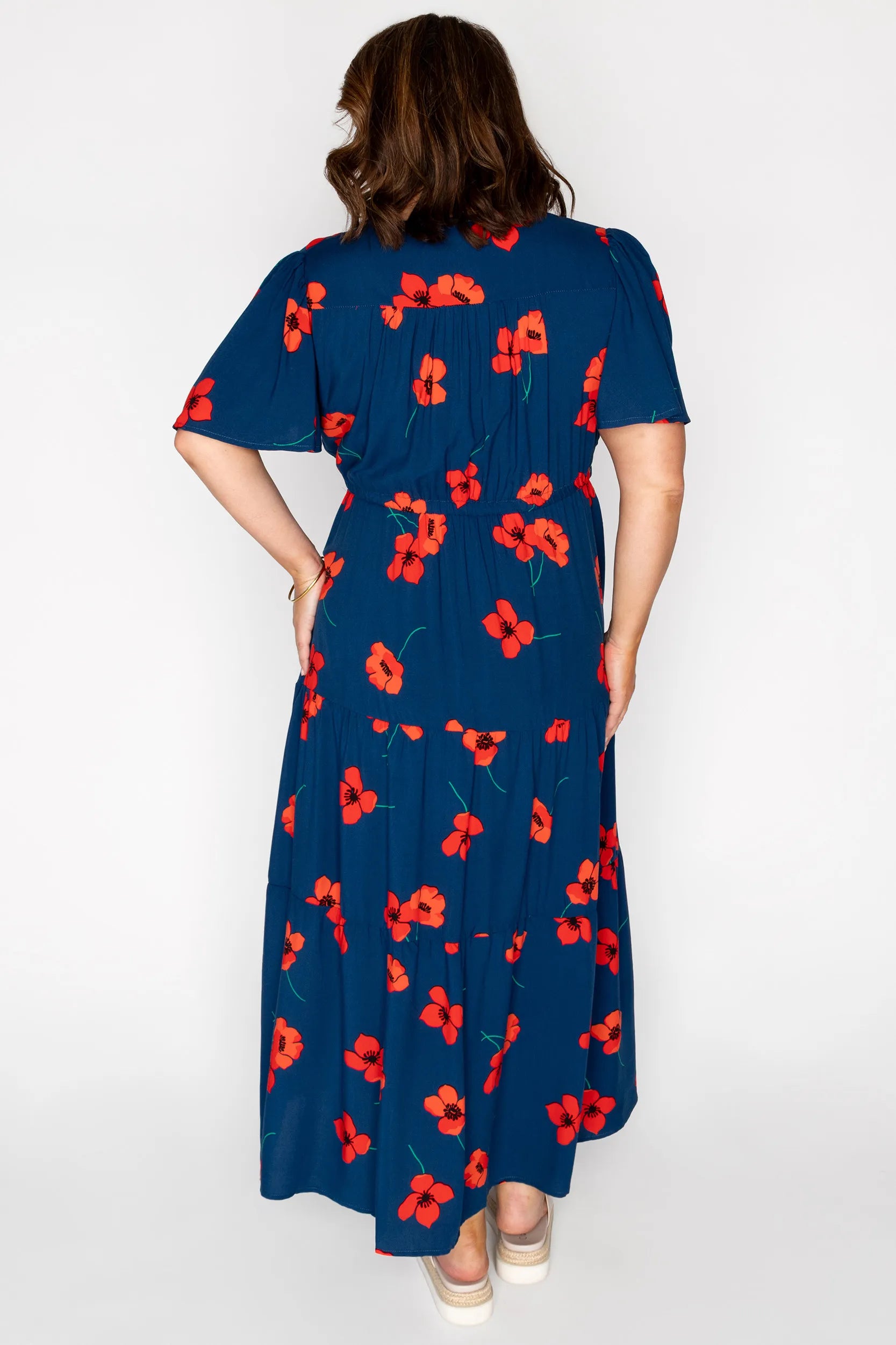 Alexia Red Poppy Fields Maxi Dress – Red Poppy Fields  maxi dress