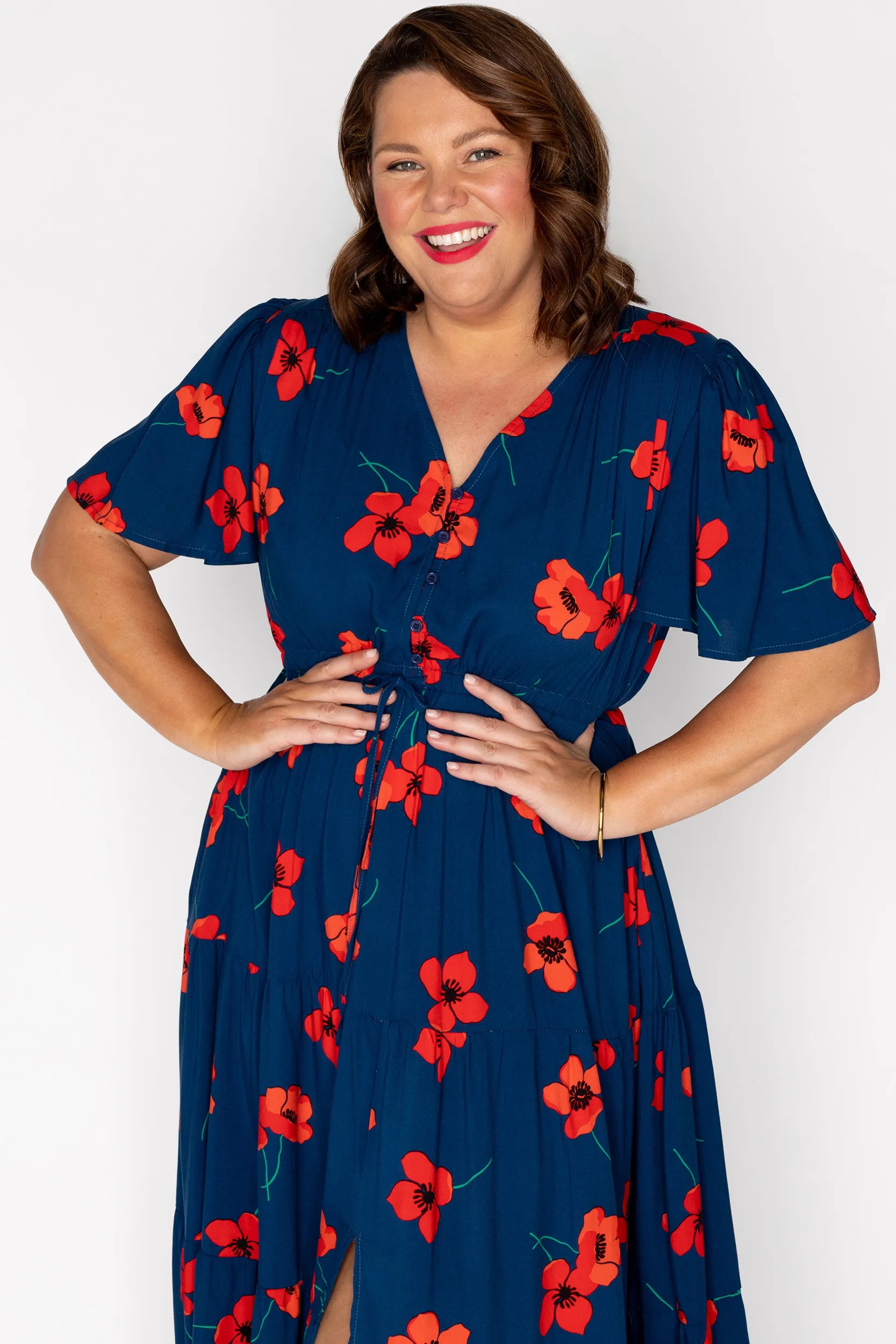 Alexia Red Poppy Fields Maxi Dress – Red Poppy Fields  maxi dress