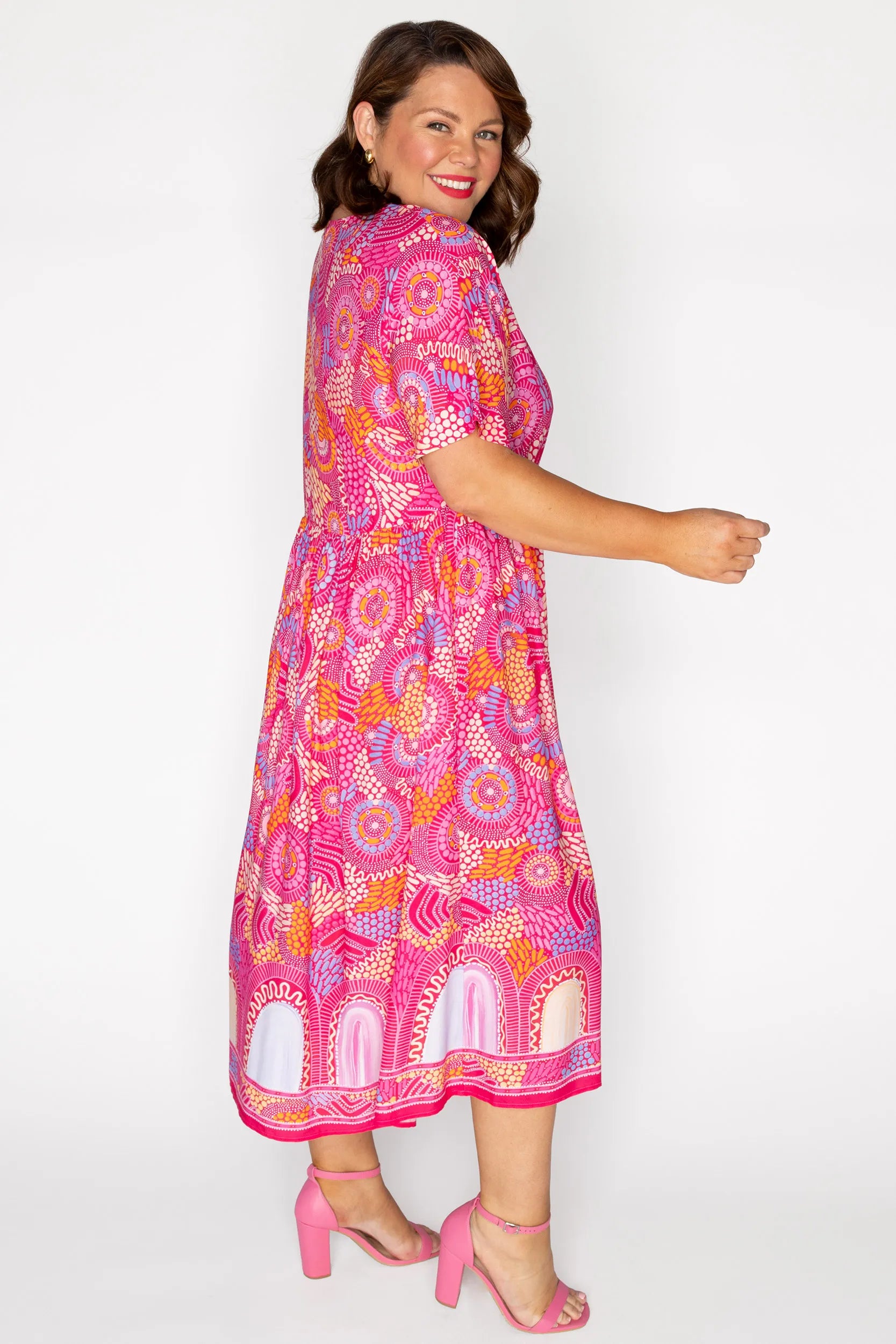 Starlet Side By Side Dress – Side By Side midi dress