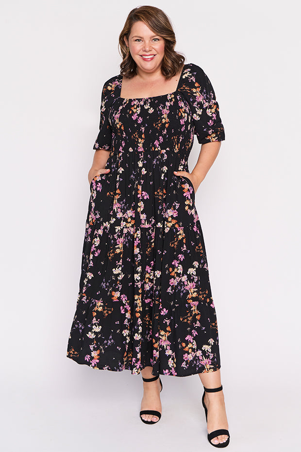 Colette Sunset Shadow Dress – Sunset Shadow maxi dress