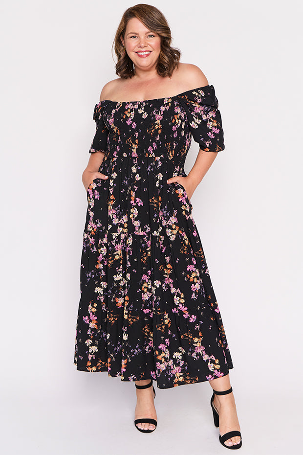 Colette Sunset Shadow Dress – Sunset Shadow maxi dress