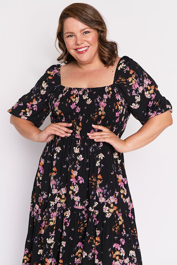 Colette Sunset Shadow Dress – Sunset Shadow maxi dress