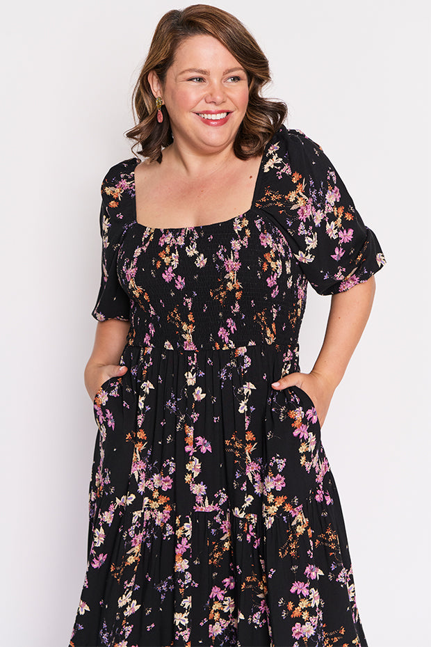 Colette Sunset Shadow Dress – Sunset Shadow maxi dress