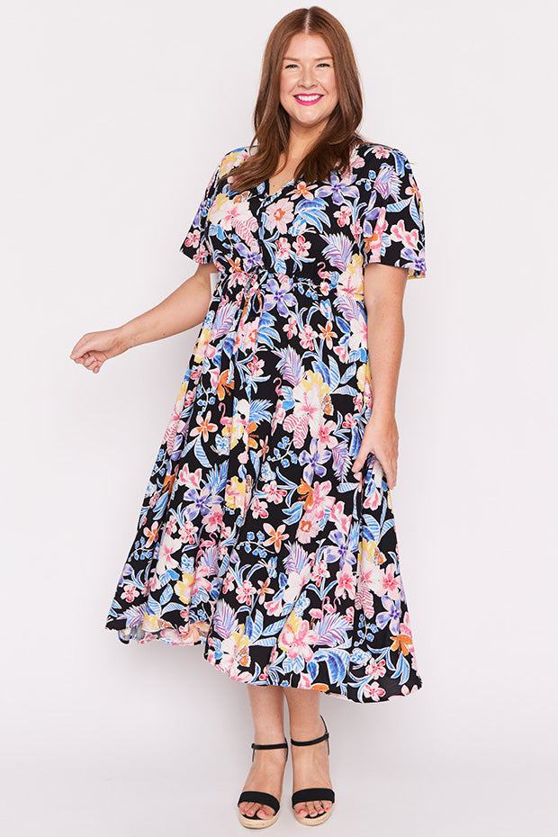 Michelle Playful Paradise Dress – Playful Paradise midi dress