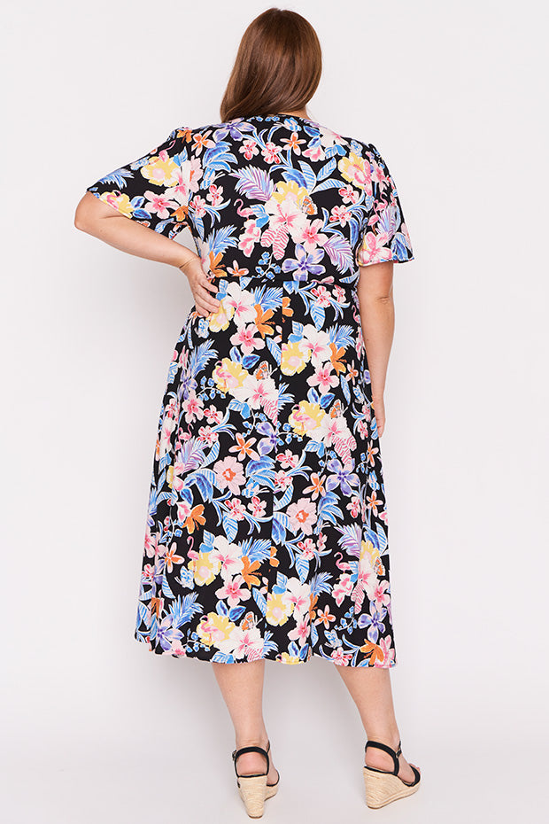 Michelle Playful Paradise Dress – Playful Paradise midi dress
