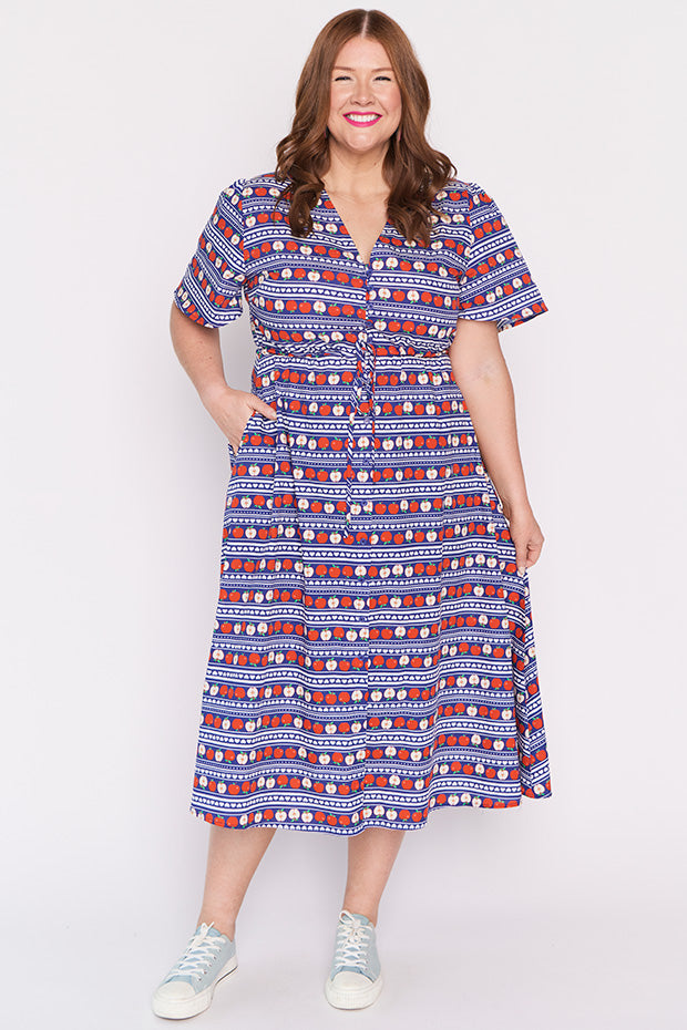 Marley Cotton Adoring Apples Dress – Adoring Apples midi dress