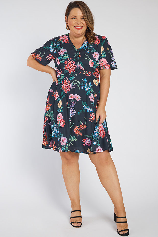 Logan Cherry Blossom & Friends Dress – Cherry Blossom & Friends knee length dress