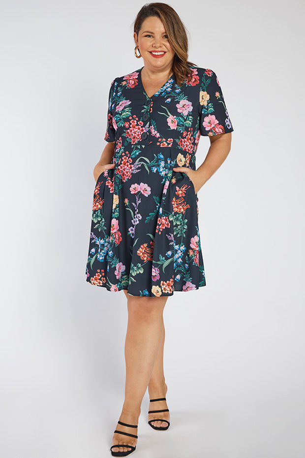 Logan Cherry Blossom & Friends Dress – Cherry Blossom & Friends knee length dress