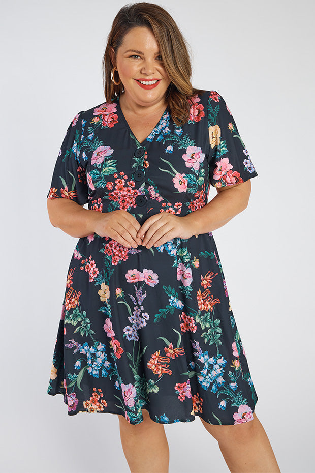 Logan Cherry Blossom & Friends Dress – Cherry Blossom & Friends knee length dress