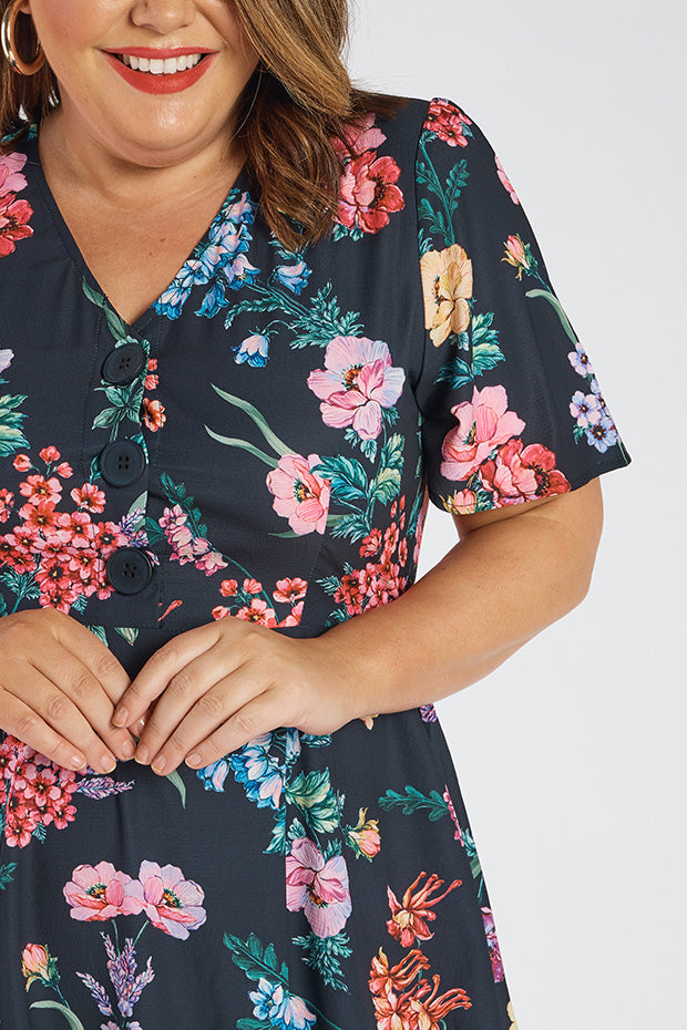 Logan Cherry Blossom & Friends Dress – Cherry Blossom & Friends knee length dress
