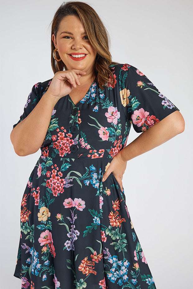 Logan Cherry Blossom & Friends Dress – Cherry Blossom & Friends knee length dress