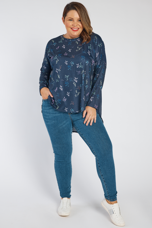 Kira City Lights Top – City Lights loose top