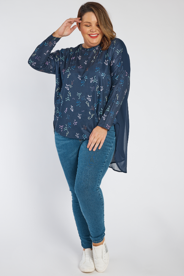 Kira City Lights Top – City Lights loose top