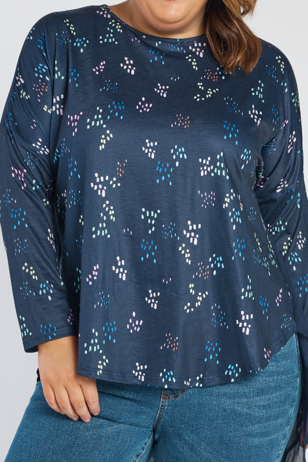 Kira City Lights Top – City Lights loose top
