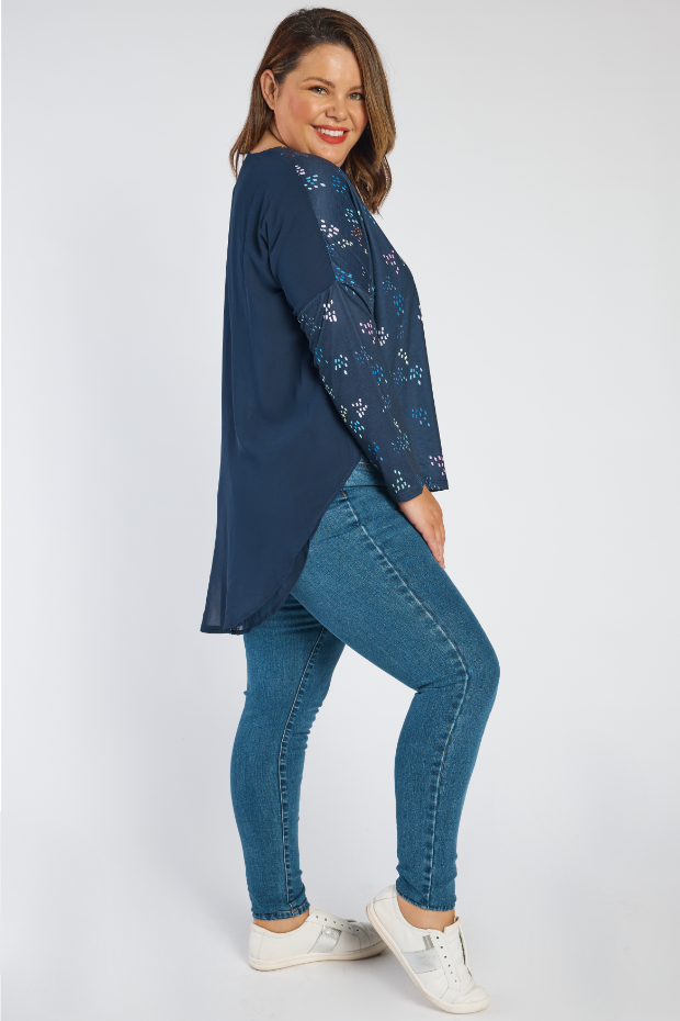 Kira City Lights Top – City Lights loose top