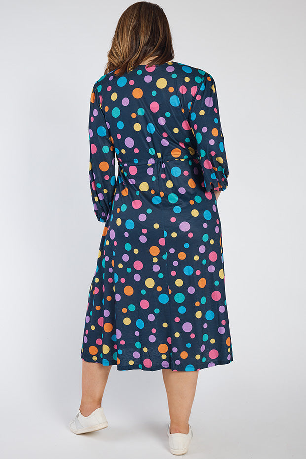 Kloe Multi Spot Dress – Multi Spot maxi dress