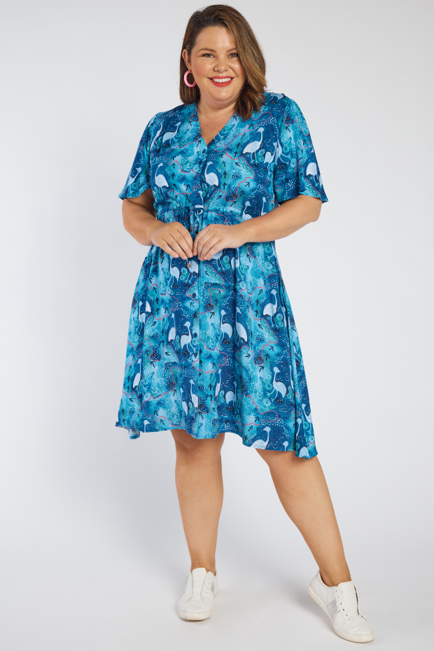 Jaz Night Sky Dress – Night Sky knee length dress