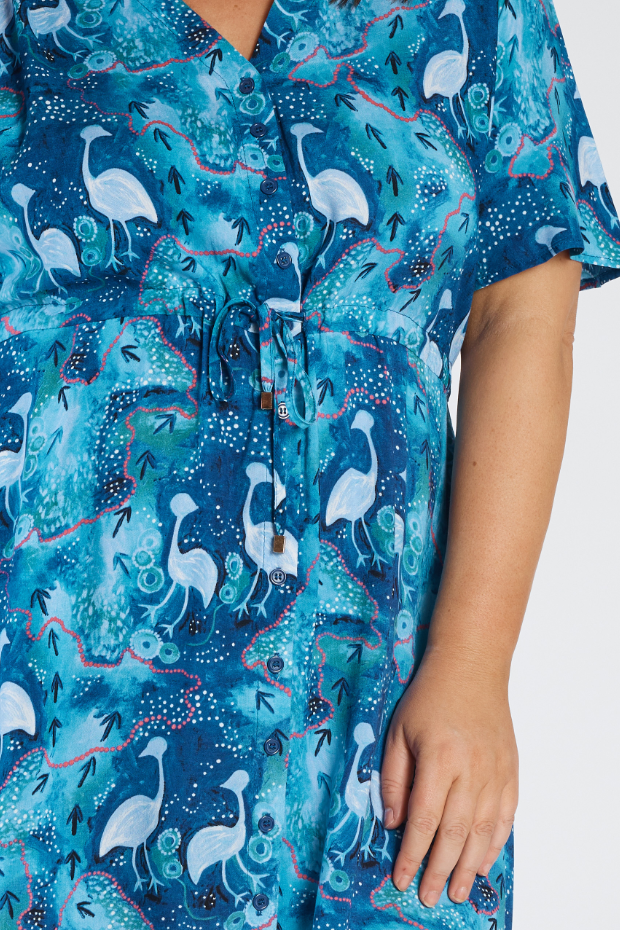 Jaz Night Sky Dress – Night Sky knee length dress